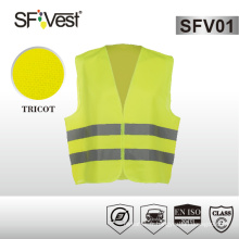 Gilet de sécurité réfléchissant gilet de sécurité vestes de travail vêtements de haute visibilité avec bande réfléchissante 3M EN ISO 20471